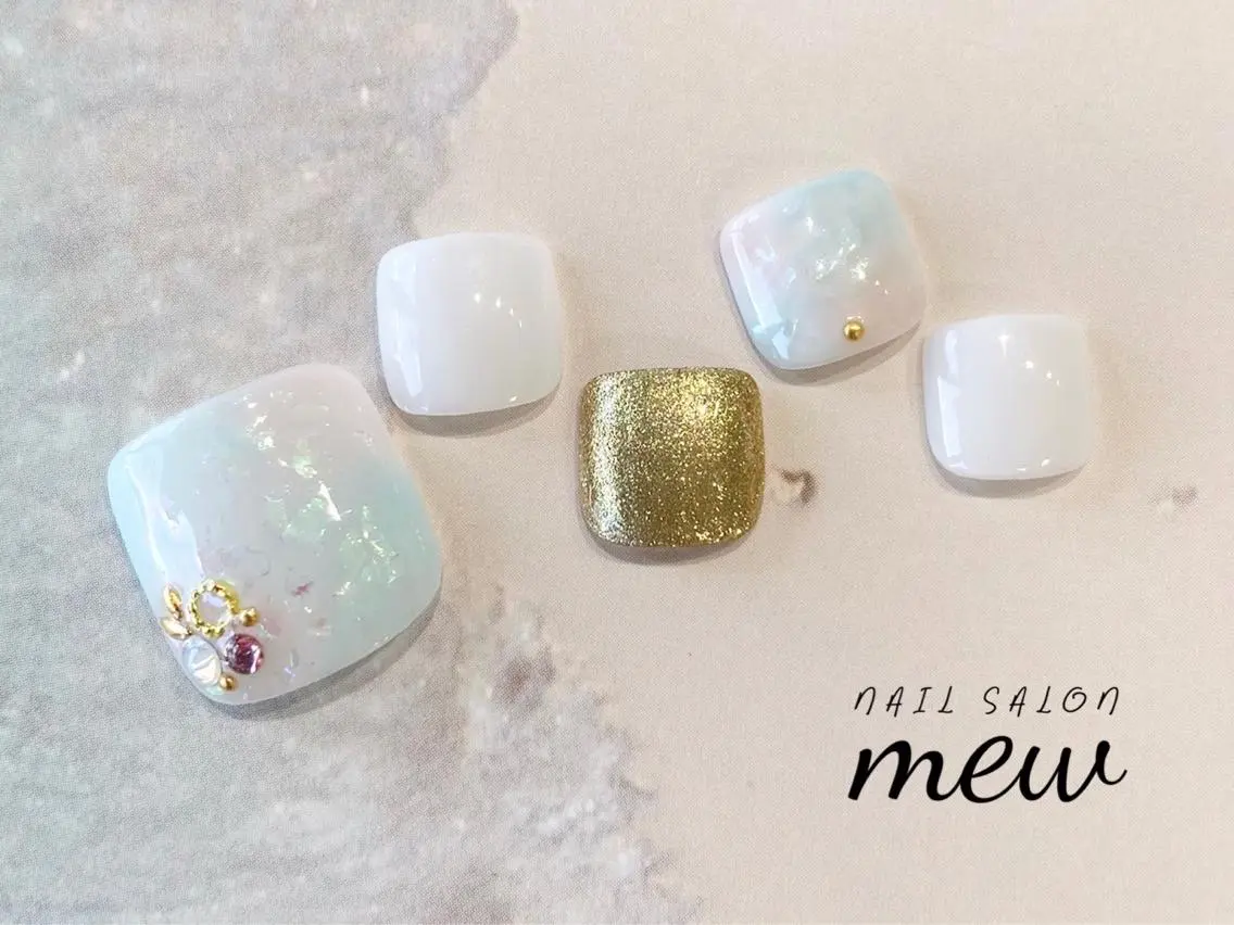 ネイル フットネイル Nail salon mewのネイルデザイン