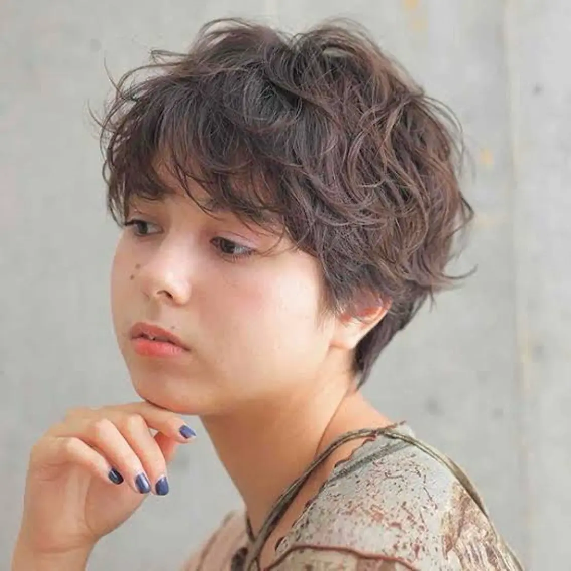ショート パーマ ショートヘア ✨️今だけ無料✨️ 鶴田みなみのヘアスタイル