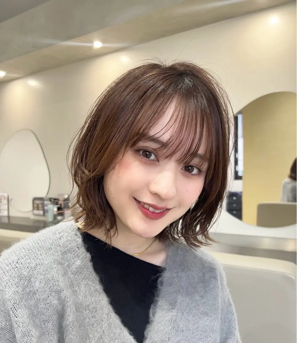 ショート カット ヘアカラー トリートメント ヘッドスパ/縮毛矯正 /横山陸人のヘアスタイル