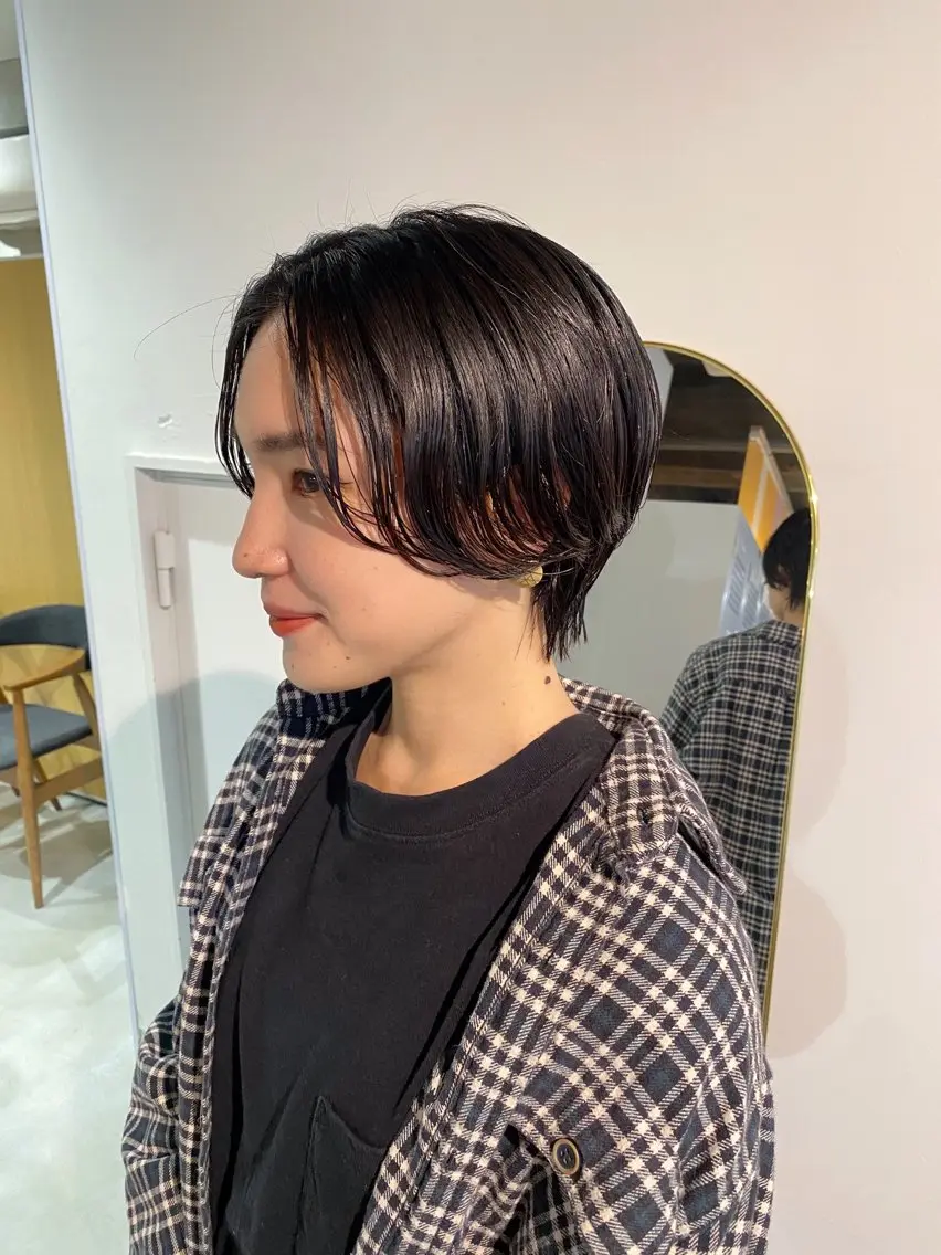 ショート ハンサムショート ショートヘア 安藤 結花のヘアスタイル