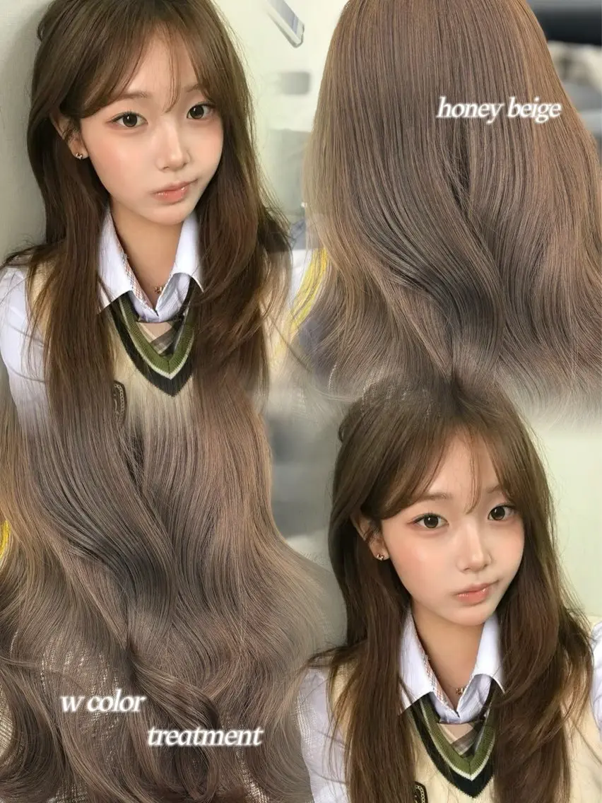ロング カラー ︎💕︎rinka/ 韓国レイヤー🥣💕のヘアスタイル
