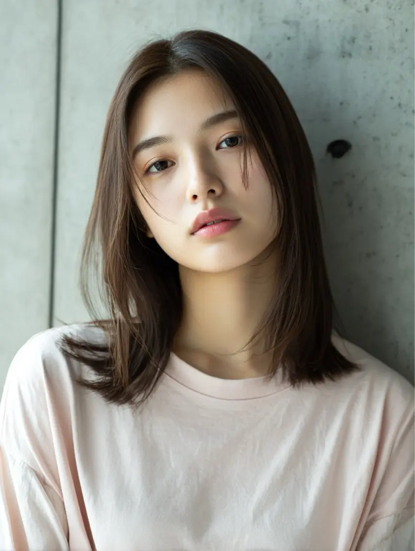 セミロング VIE.ORNER 浦安店　三上真弥のヘアスタイル