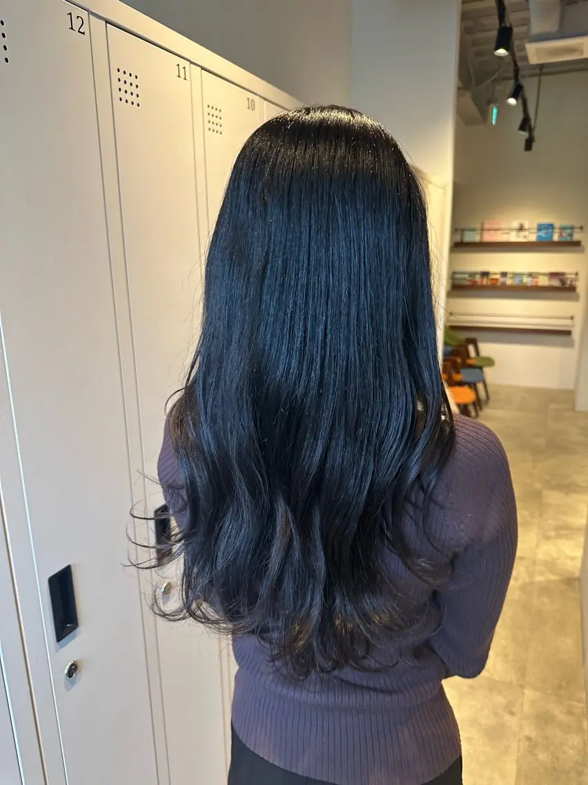 ロング カラー 丸山 心 / 艶カラーのヘアスタイル