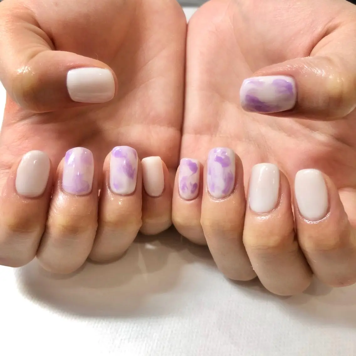 ネイル ニュアンスネイル シンプルネイル ハンドネイル 🎀AYAKO 🎀中韓ネイルのネイルデザイン