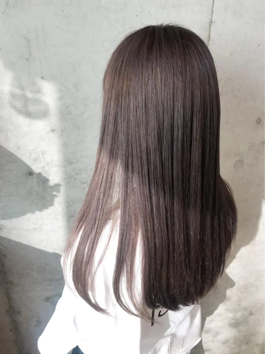 カット+カラー+2StepCOTAトリートメント(透明感🇰🇷暖色ヘアカラーと似合わせカットとトリートメント🫧)の写真