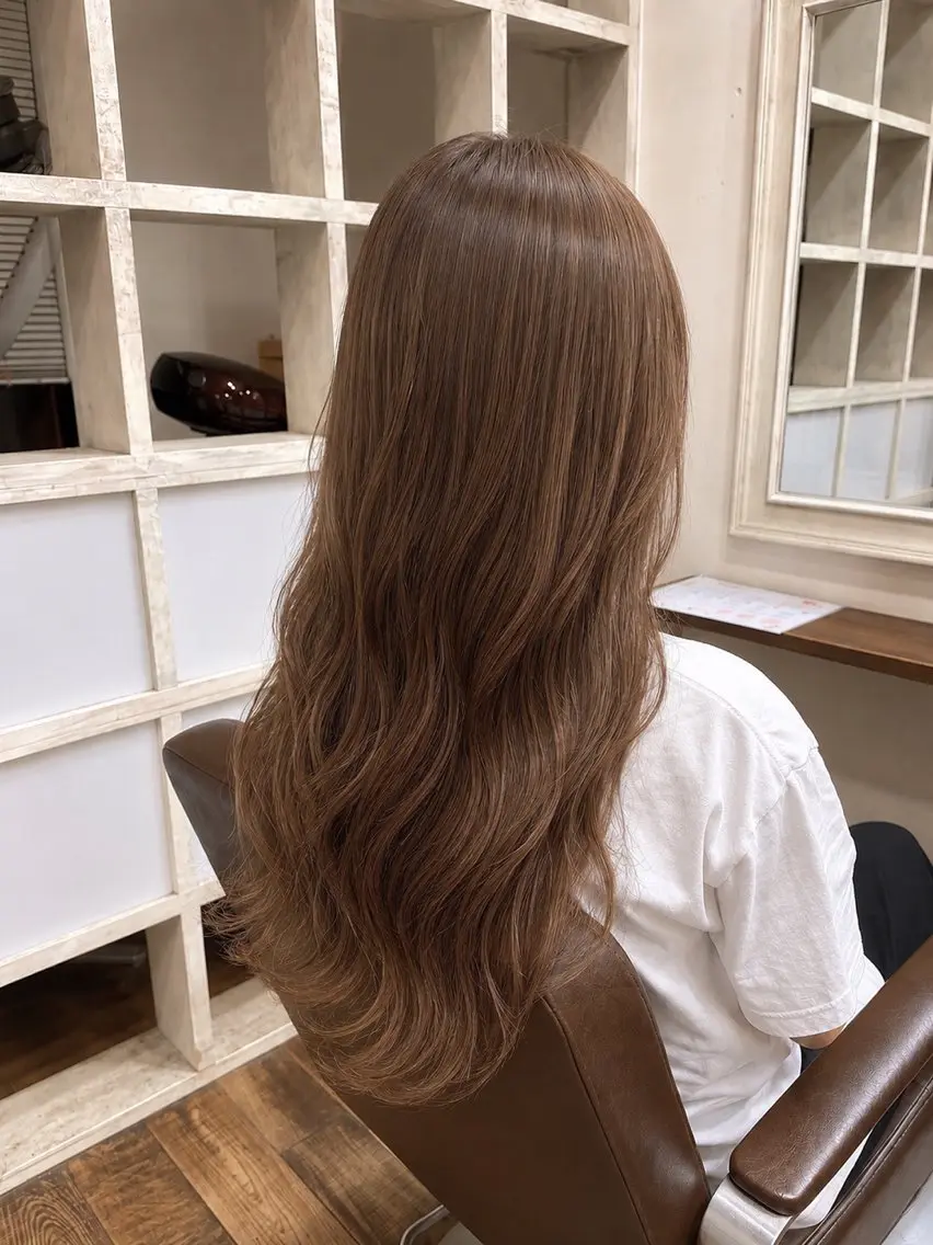 ロング エクステ エクステ/カラー 髪質改善/トミタのヘアスタイル