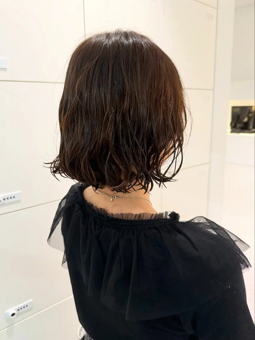 【今までのスタイルにアクセントを✨】似合わせカット×おしゃれパーマの写真