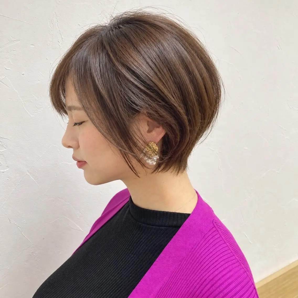 ショート 大人 ショート/ボブ 上田芹奈のヘアスタイル
