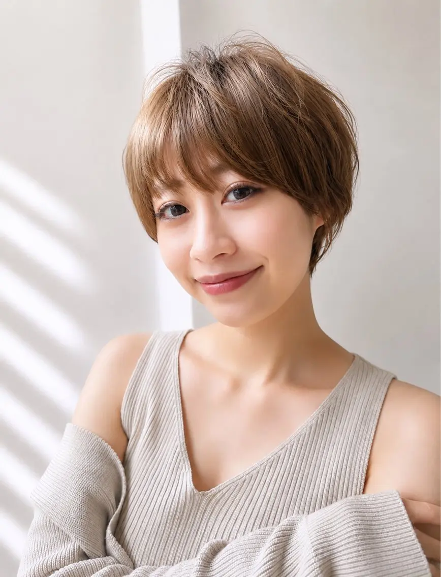 ショート カラー ショートヘア 小酒井 智洋のヘアスタイル
