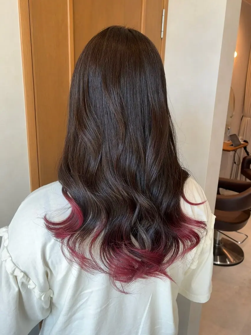 ロング 透明感カラー/大城 かえでのヘアスタイル