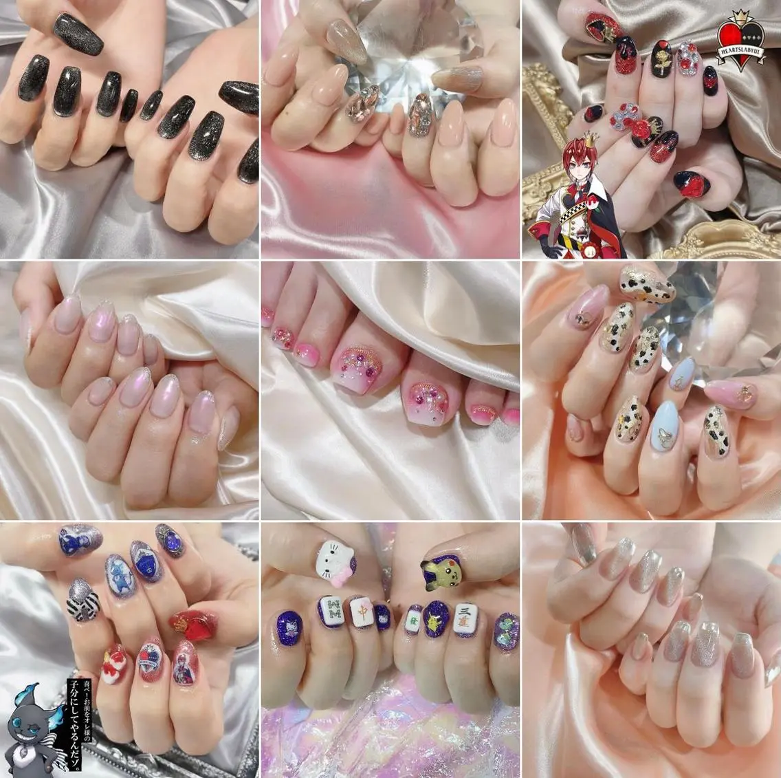 ネイル 渋谷／チップ長さ出し 👑アプレgel-xのネイルデザイン