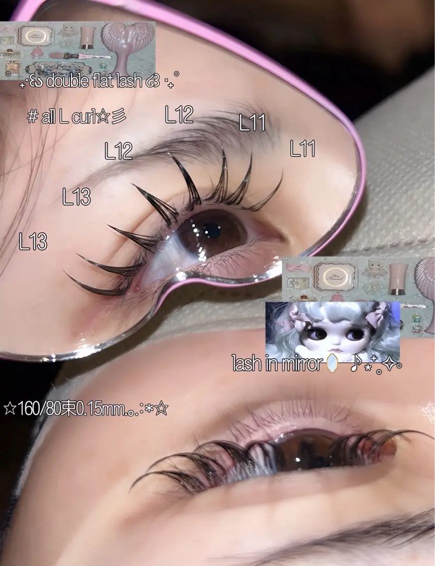 マツエク・マツパ フラットラッシュ ☆eyelist _miu☆のマツエク・マツパデザイン