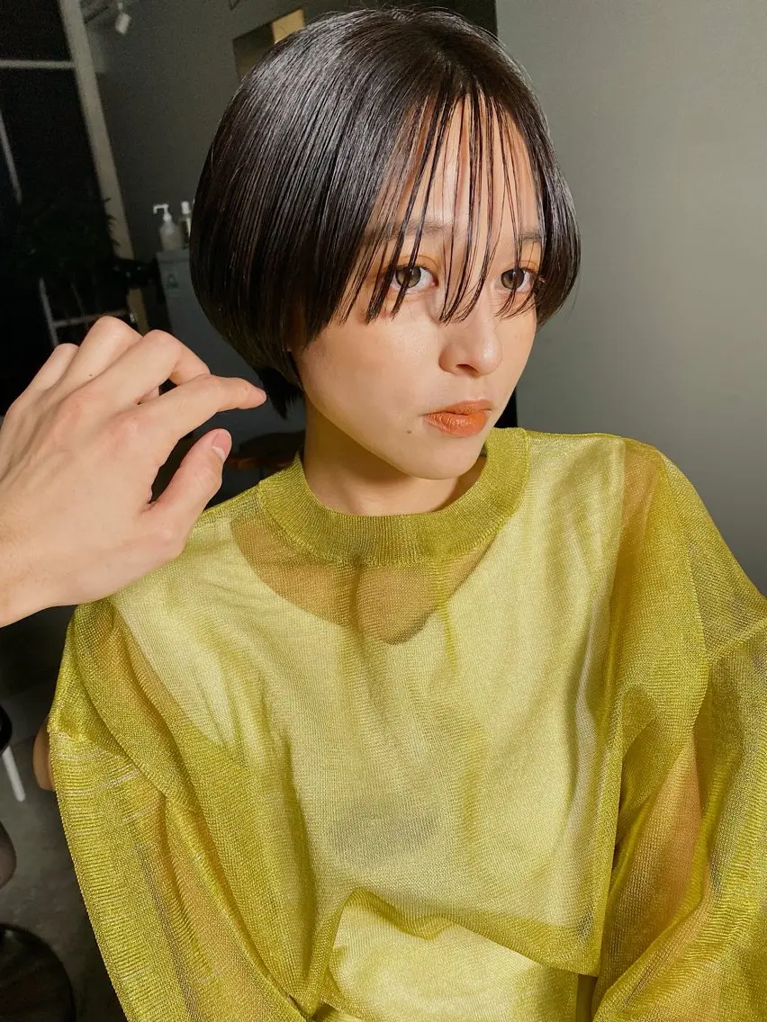 ショート メンズ清潔感のプロ 💈メンズパーマ藤田のヘアスタイル