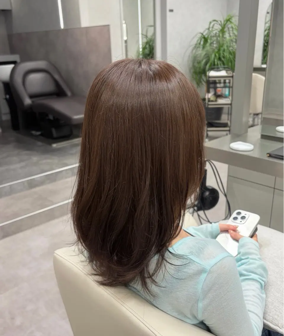 カラー Reúna yuukaのヘアスタイル