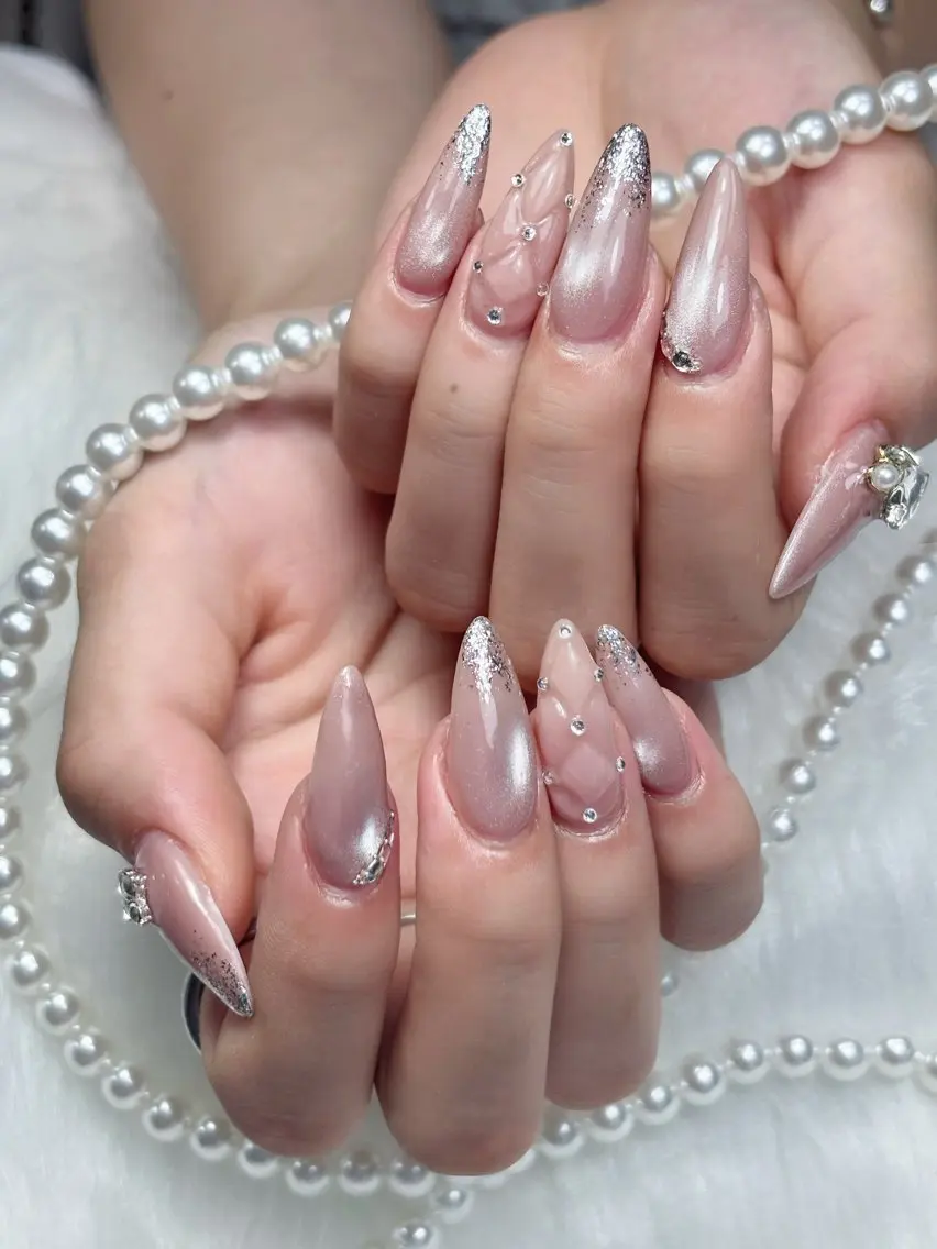 ネイル 長さ出し ロングネイル スカルプネイル スーパーロングネイル ハンドネイル Sully Nail Labのネイルデザイン