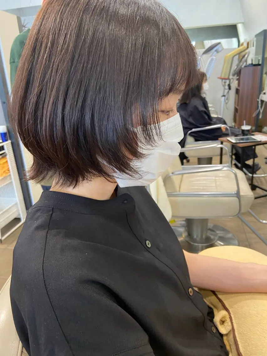 ショート ショートヘア ウルフカット 髪質改善/縮毛 矯正/れいなのヘアスタイル