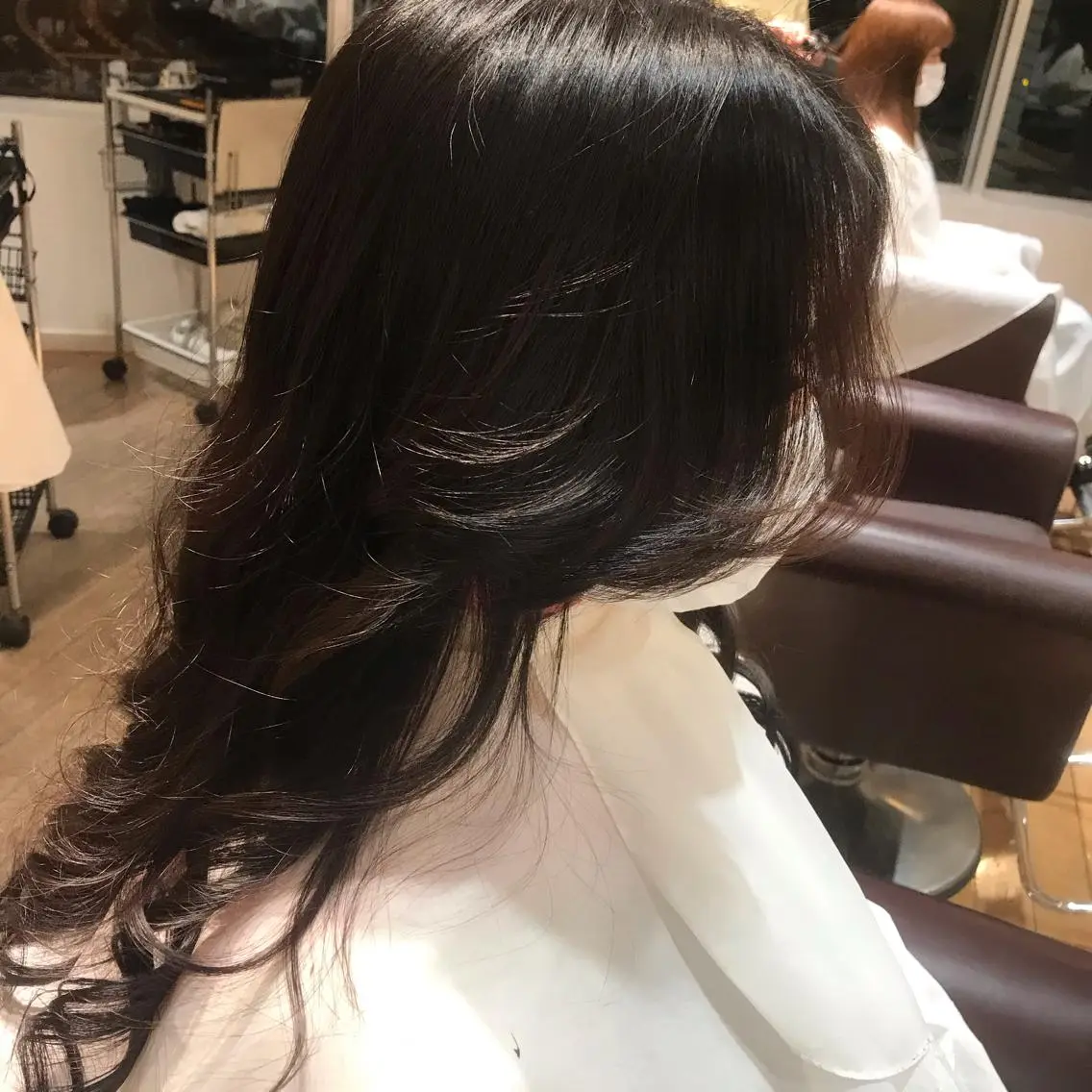 ロング 韓国風ヘア 藤野 ひなのヘアスタイル