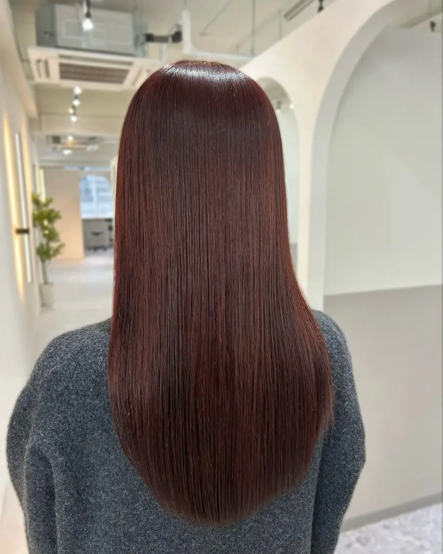 ロング カット ヘアカラー ふわっとレイヤー‪☆ 菅原 千鶴のヘアスタイル