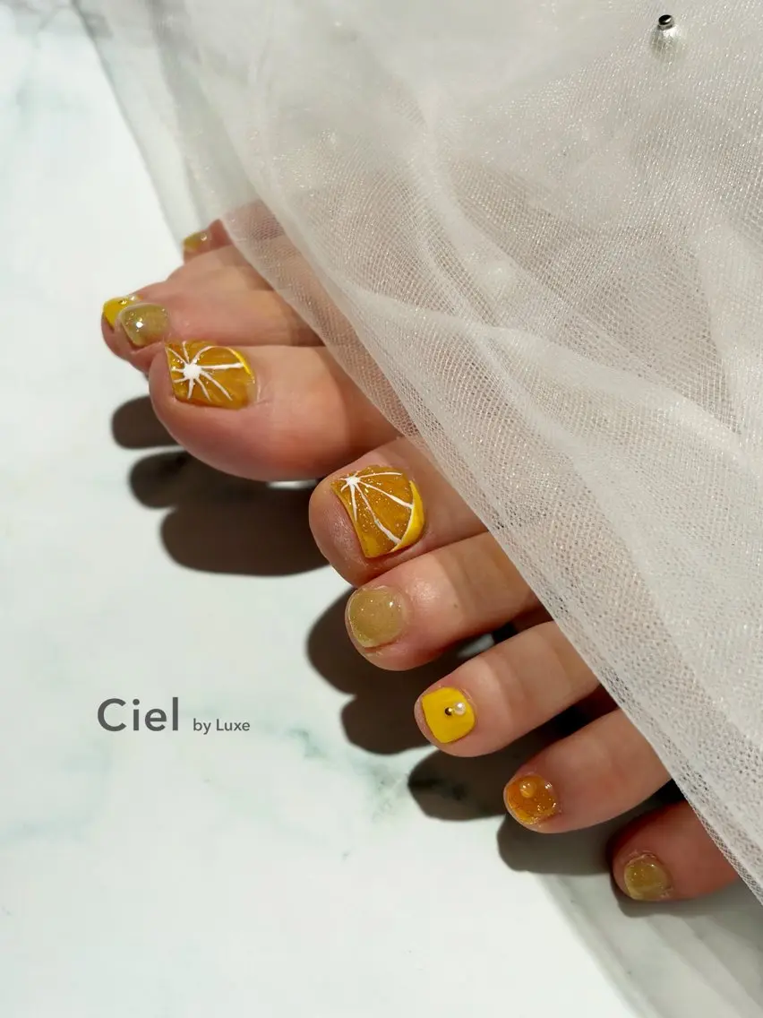 ネイル フットネイル Cielbyluxe Handoのネイルデザイン