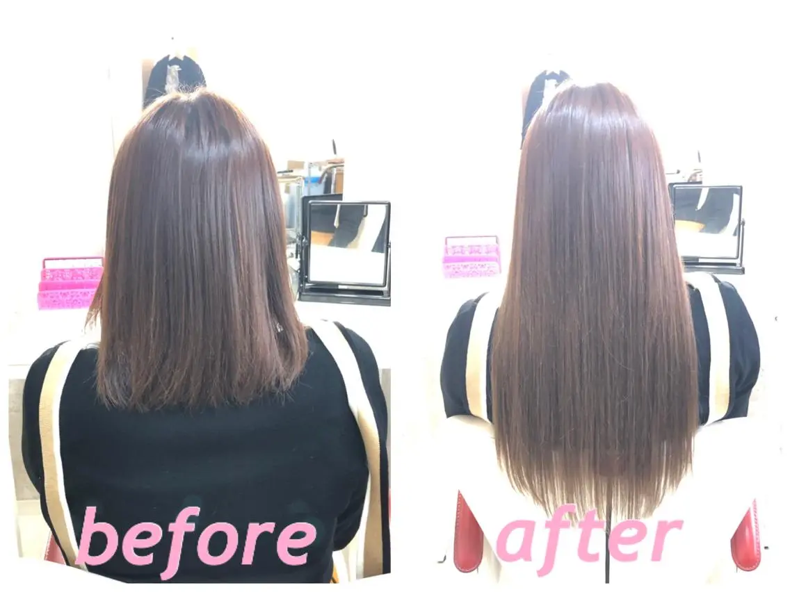 ロング エクステ 🌸ドレスアップ 心斎橋店🌸のヘアスタイル