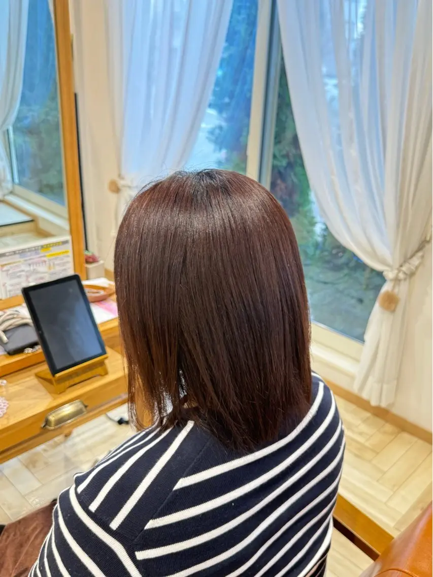 カラー ヘアカラー 髙崎 璃音のヘアスタイル