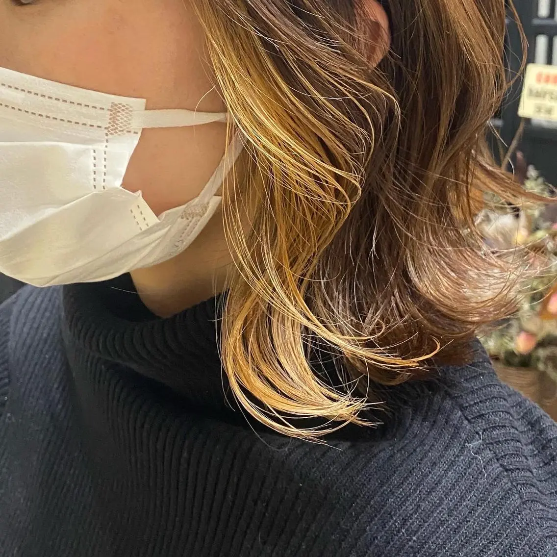 ミディアム カラー ヘアカラー トリートメント 似合う髪型が 分からない方へのヘアスタイル
