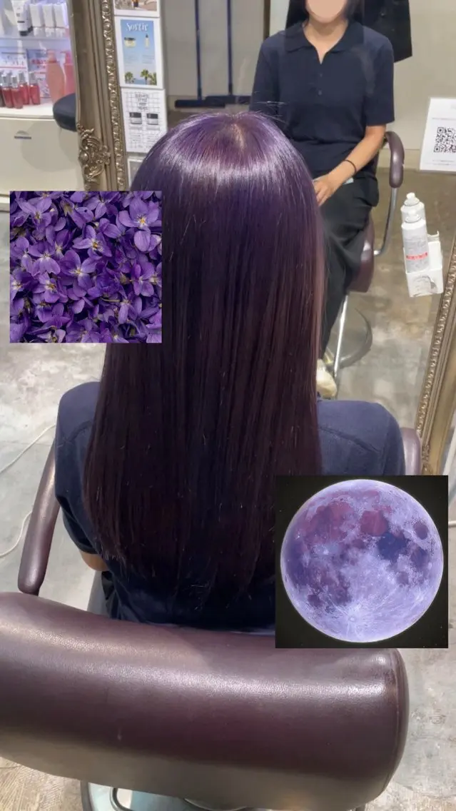 ロング ヘアカラー 風音 🍎のヘアスタイル
