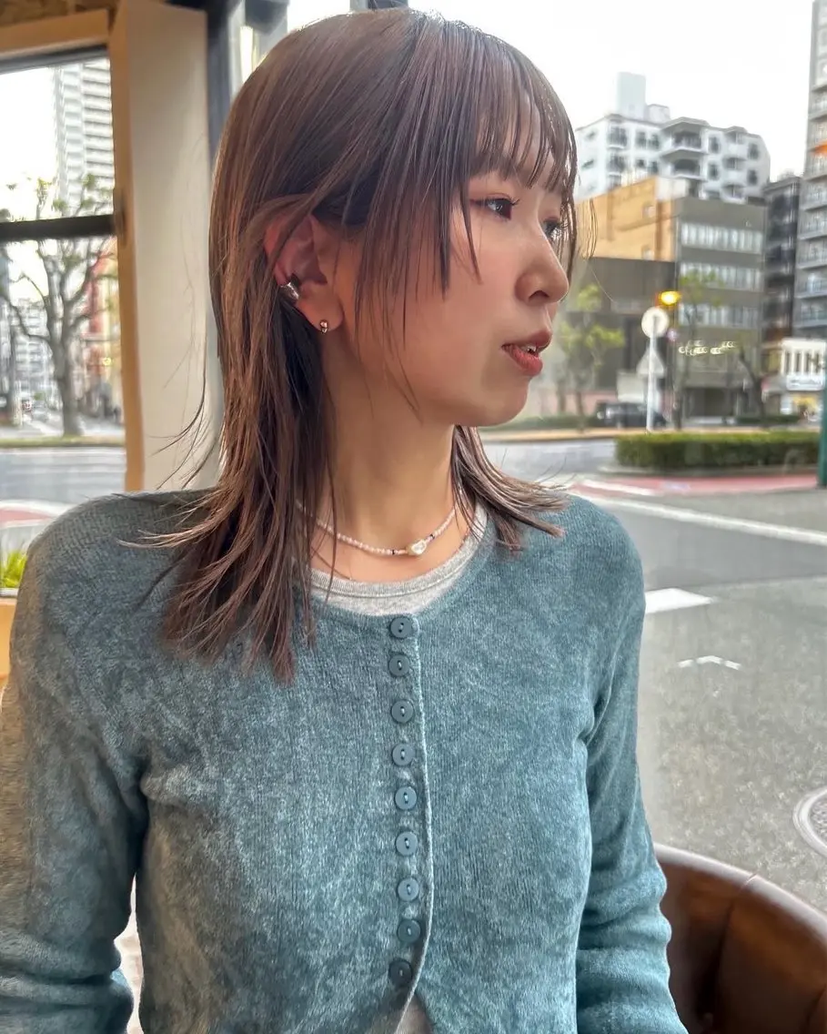 ミディアム ARCHEsaito スタイリストレッスンのヘアスタイル