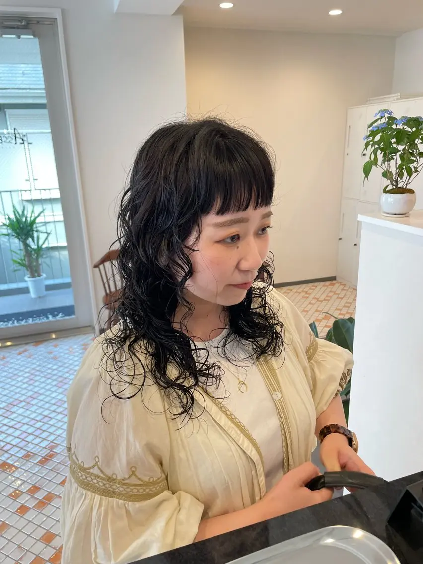 ロング ロング ウルフカット やまぎし ひろきのヘアスタイル