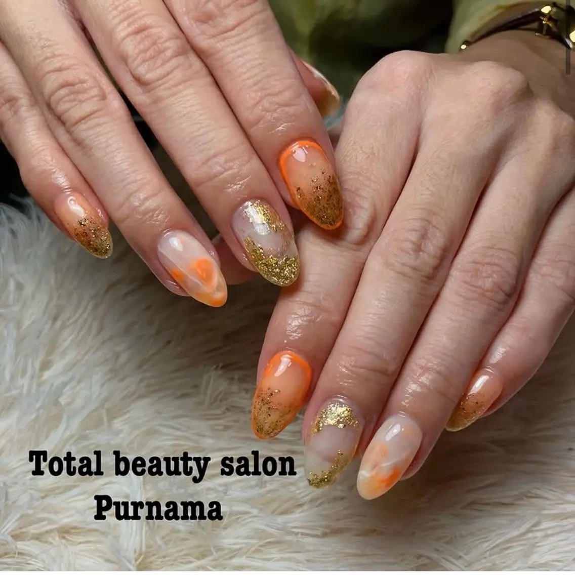 ネイル ハンドネイル Purnama あきのネイルデザイン