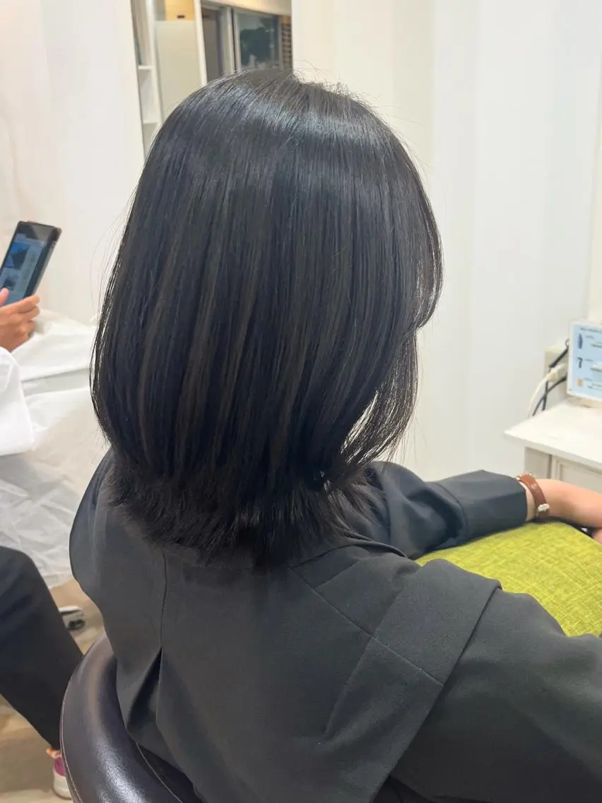 【メンテナンスに⭐️】リタッチカラー(3センチ以内・白髪染め可)+ヘアマスクトリートメントの写真