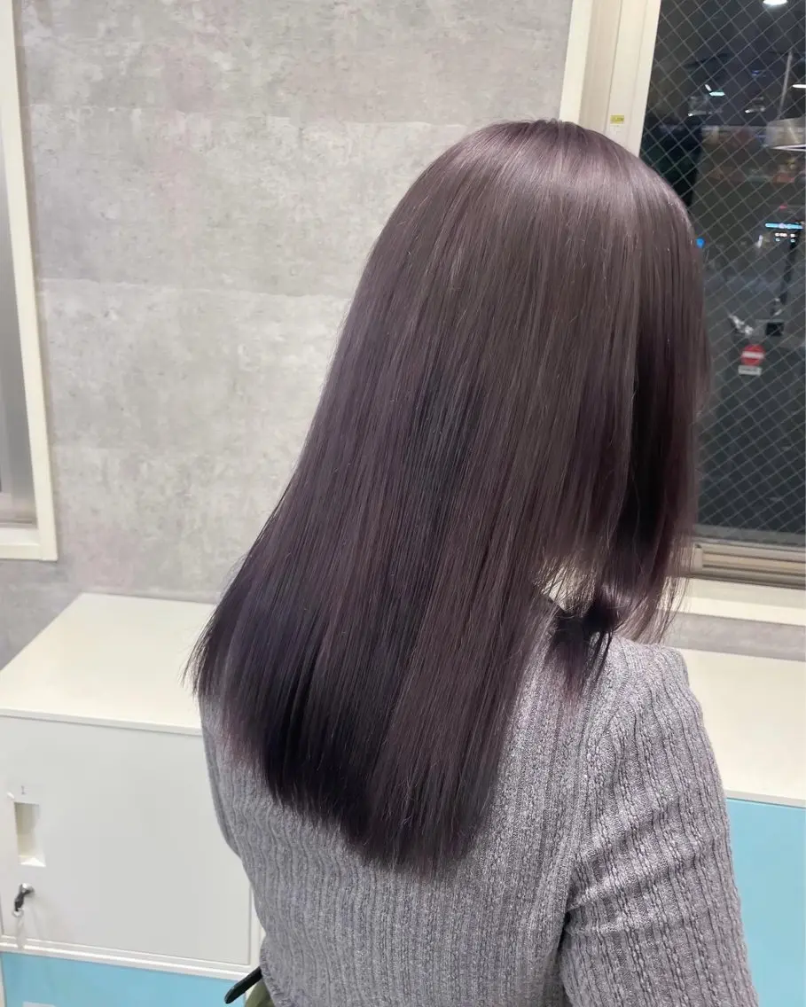 セミロング ヘアカラー トリートメント ♡似合わせ ♡ハイトーン♡のヘアスタイル