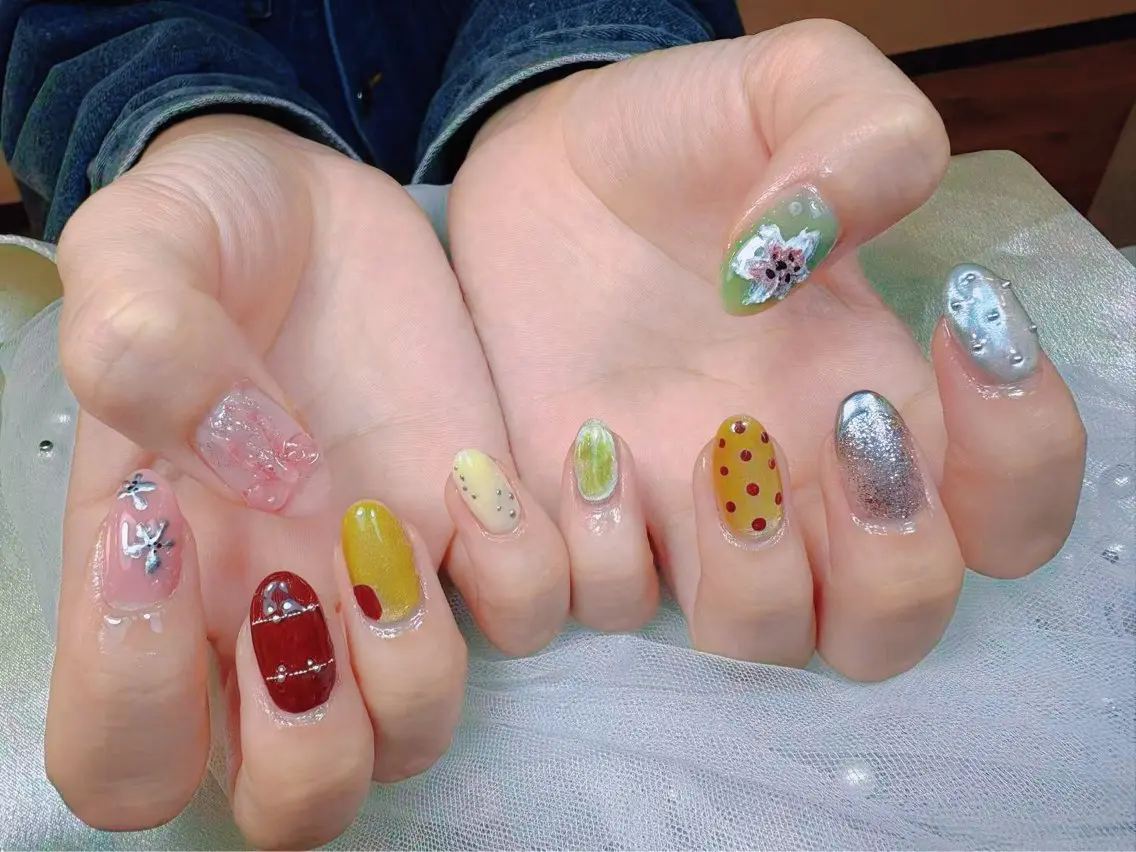 ネイル ハンドネイル リセス 高田馬場💎のネイルデザイン