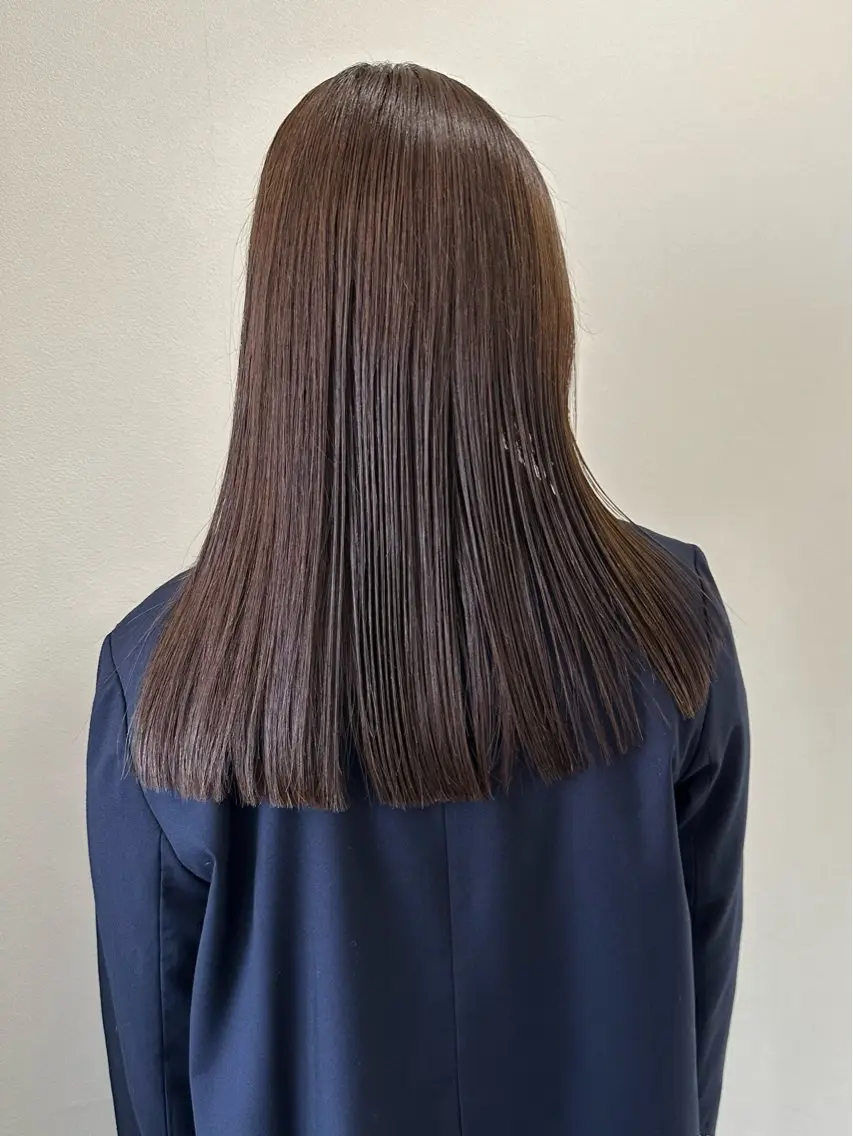 ミニモ限定✨【リピート率95%/髪質改善】カット+カラー+最高峰リンゴ幹トリートメントの写真