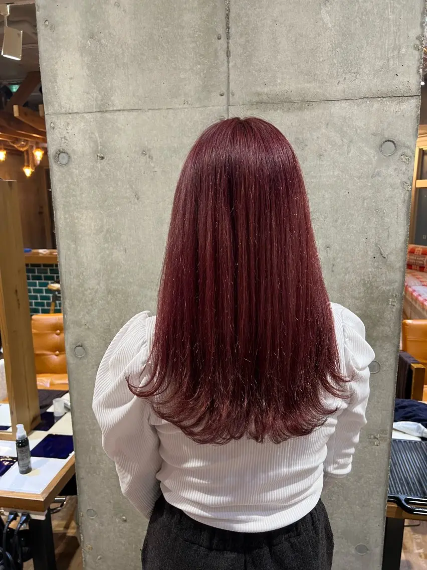 ロング カラー ⭐️Manaka⭐️ 艶髪🩵ナチュラルのヘアスタイル