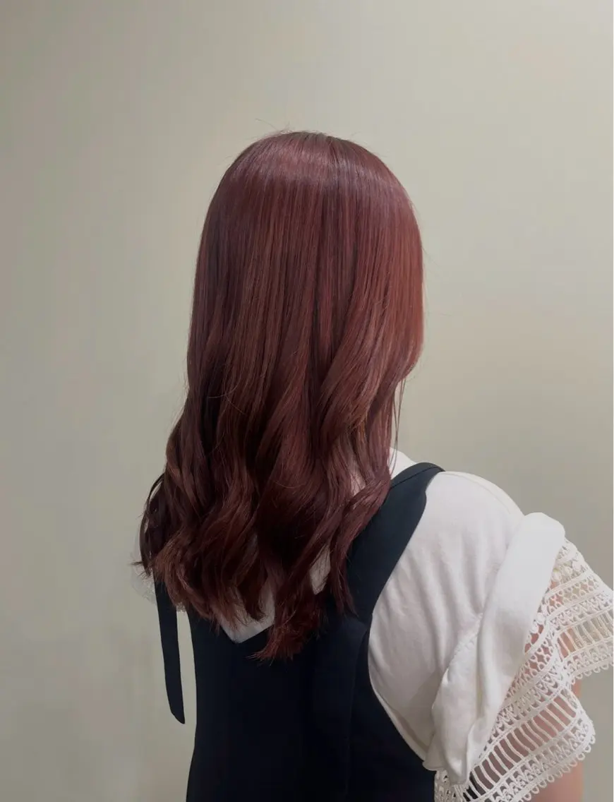 セミロング カラー haruhi/艶髪 ☀️透明感カラーのヘアスタイル