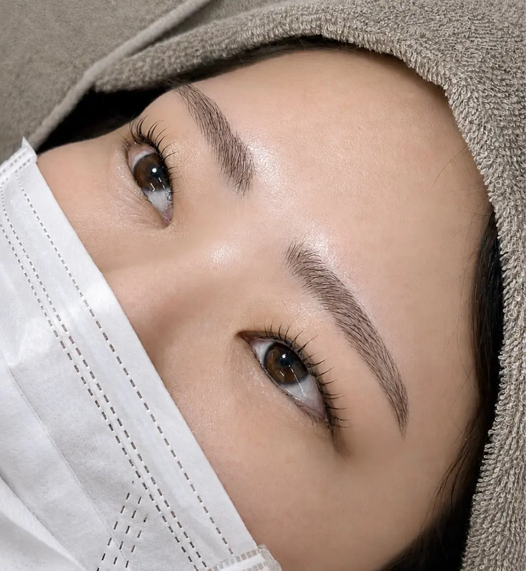 マツエク・マツパ 束感まつ毛 韓国風マツエク パリジェンヌラッシュリフト まつげパーマ 一重×まつ毛パーマ マツパ まつげパーマ🫧 MOMOKAのマツエク・マツパデザイン