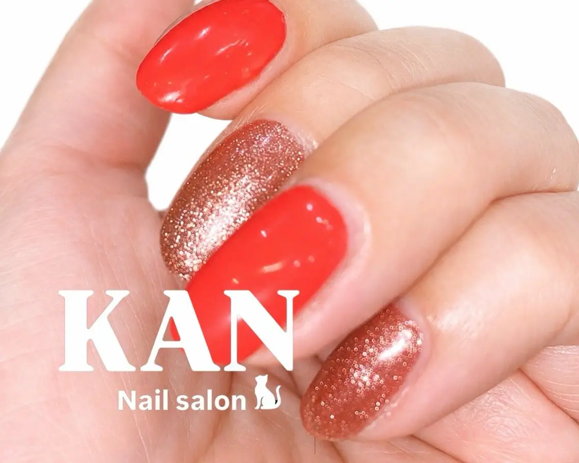 【派手なネイルNGな方】ワンカラーのジェルネイル(オフなし)💅ちょっと試しに♡大和市ネイルの写真