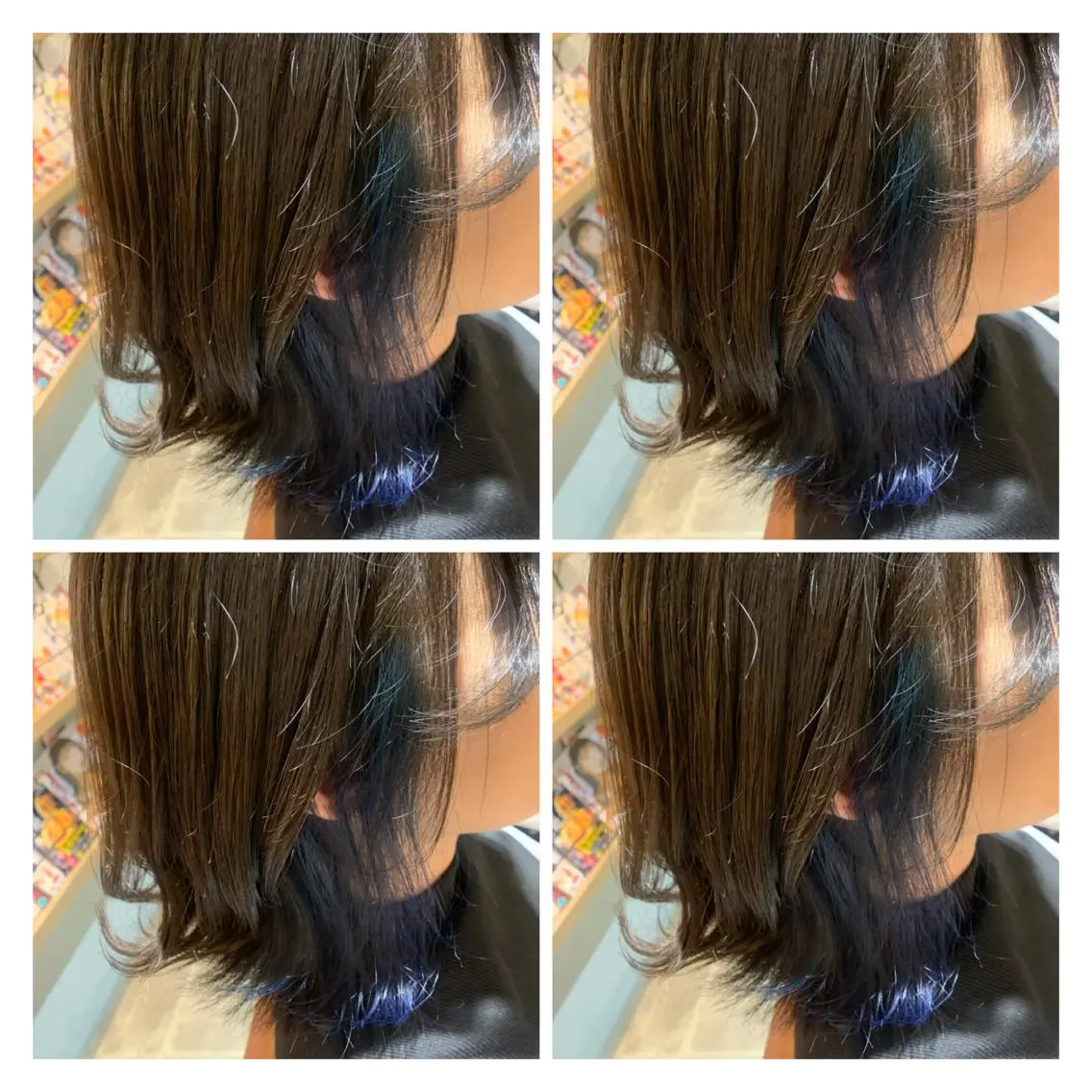 セミロング カラー レイヤーカット×髪質 改善💎HARUKAのヘアスタイル