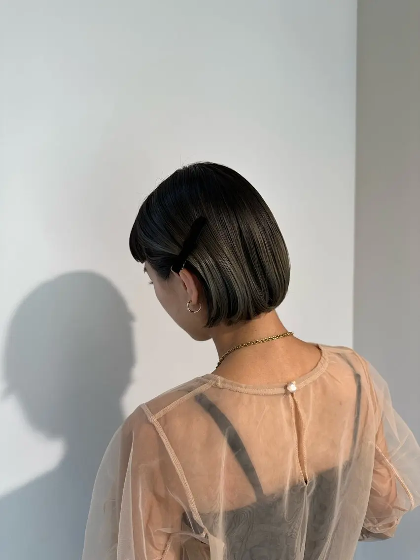ショート カラー キッズ カット トリートメント オトナヘア🌸 harukaのヘアスタイル