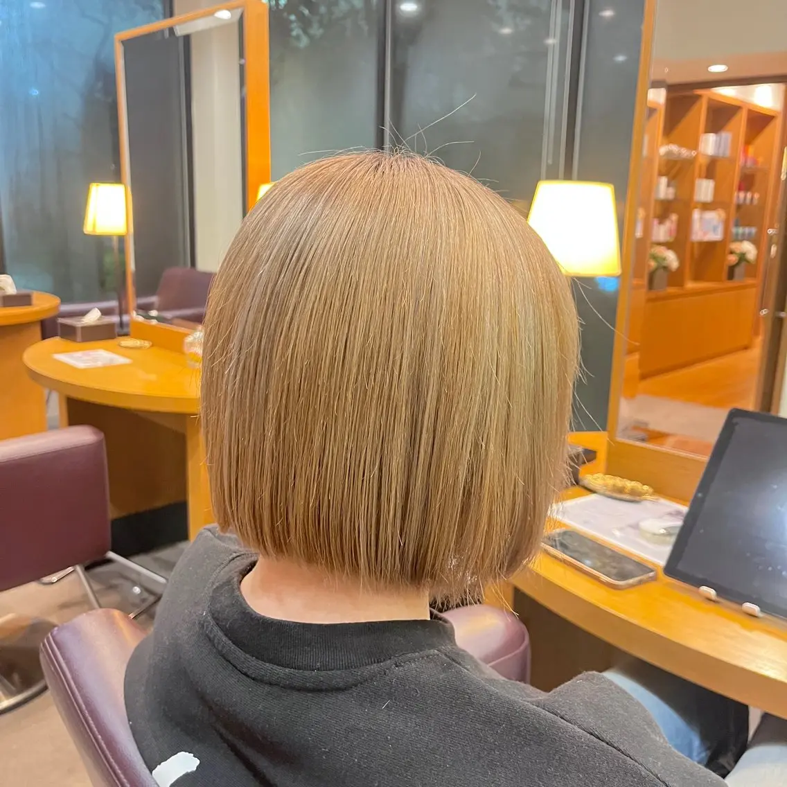 ショート カラー カット ヘアカラー トリートメント SOUPLE 土谷優乃のヘアスタイル