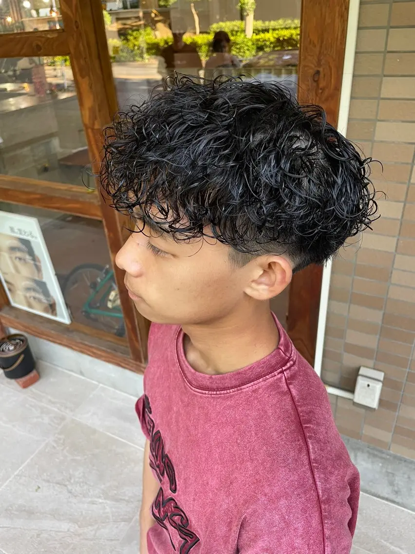 パーマ メンズ メンズパーマ カット パーマ メンズパーマ 森田まさはるのヘアスタイル