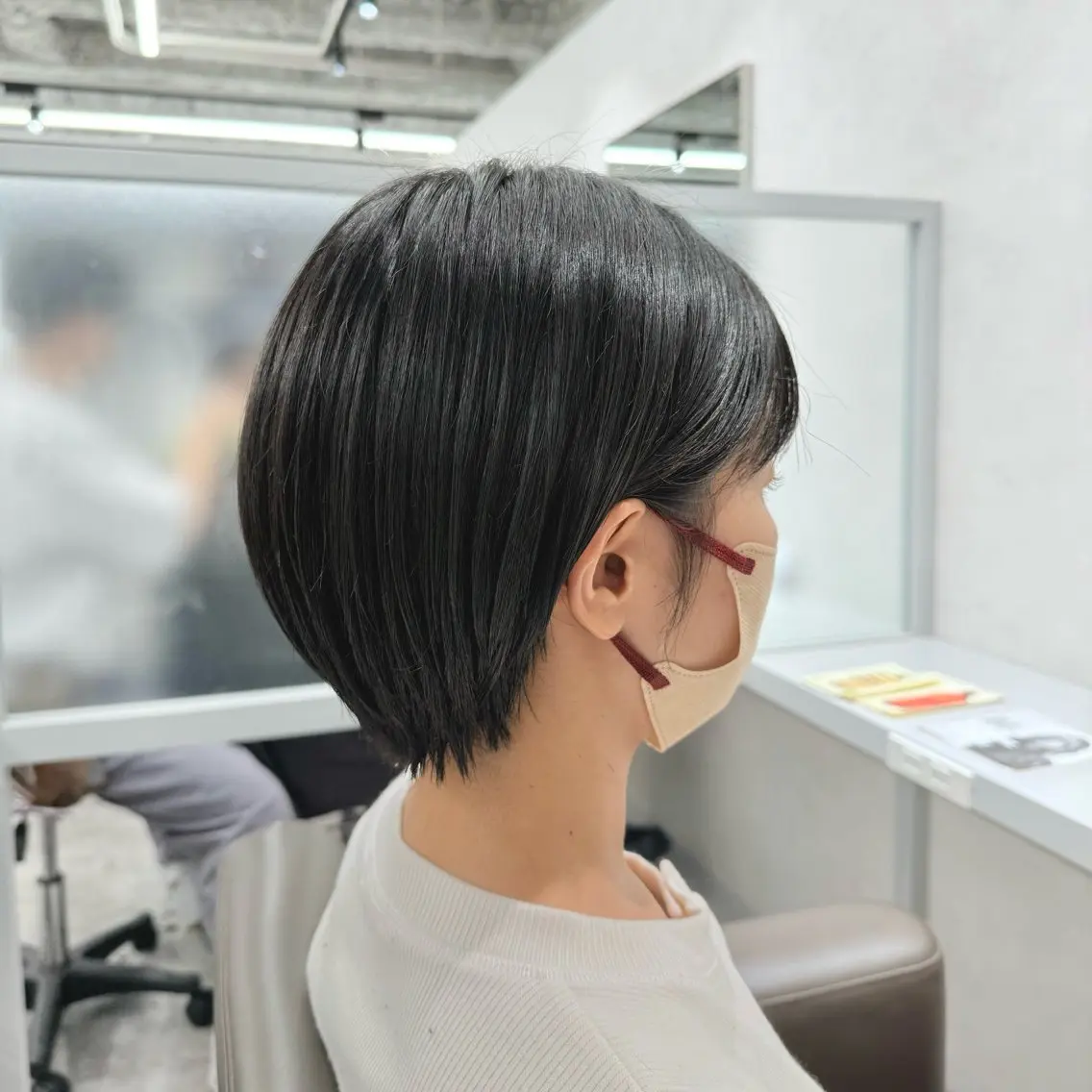 ショート ショートヘア 西梅田 トウマ モデル募集中‼️のヘアスタイル