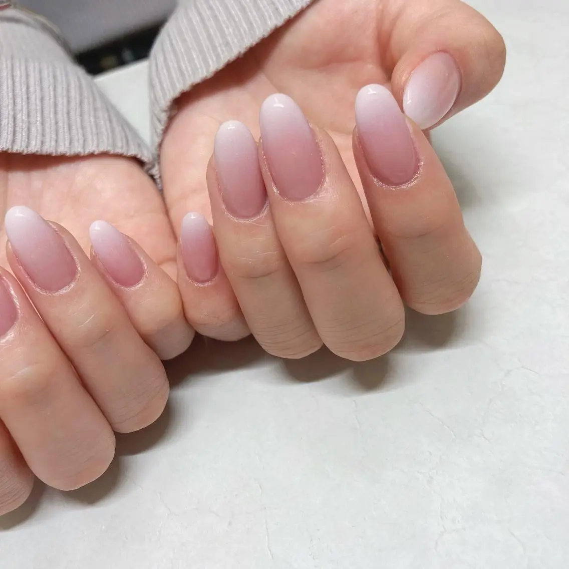 グラデーション(エアジェル2色使用)の写真