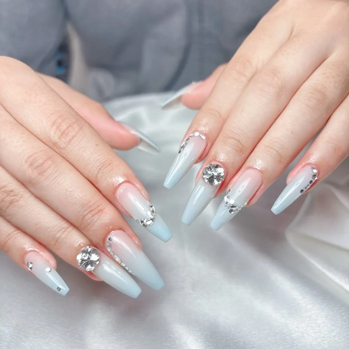 ネイル ハンドネイル Aura Nail 長さだし/パラジェルのネイルデザイン
