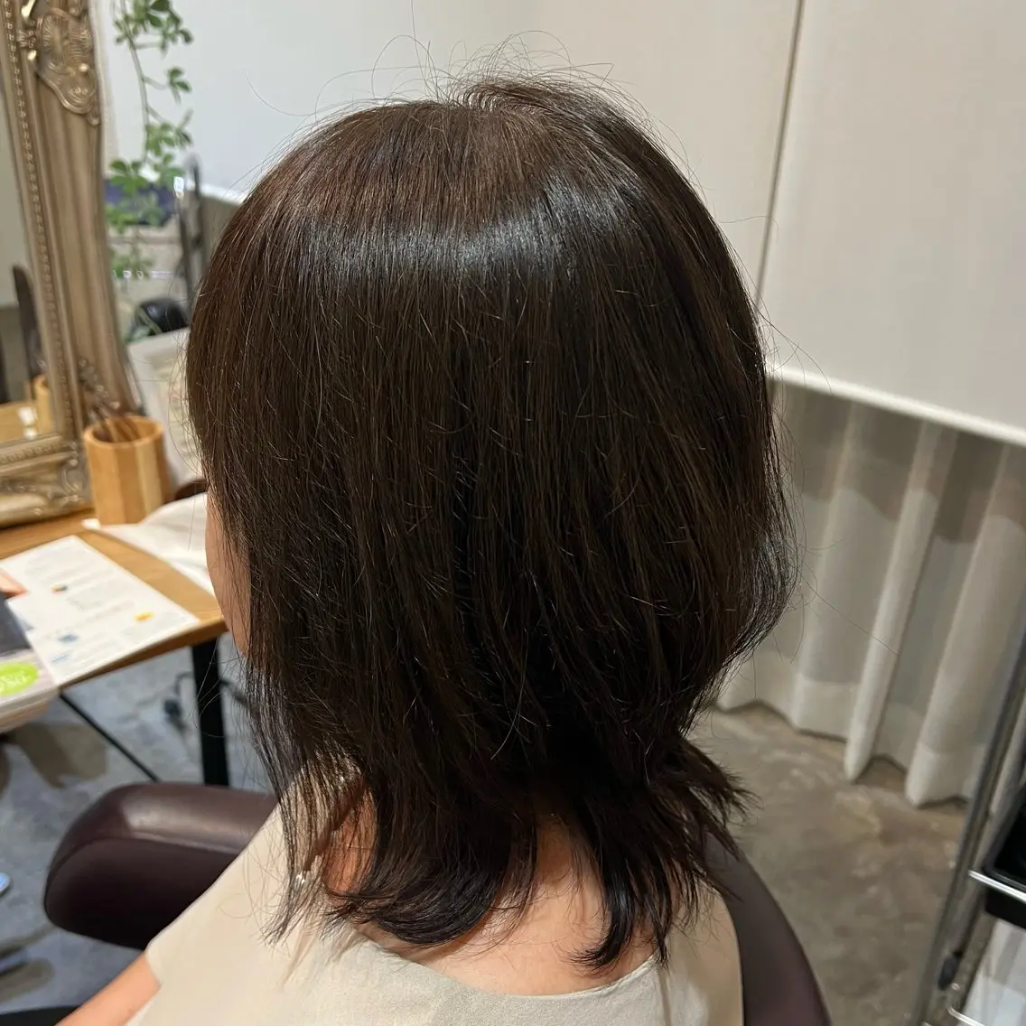 ミディアム カラー 透明感カラー バイオレットカラー ヘアカラー Dia ‎ アキヨシ ミユのヘアスタイル