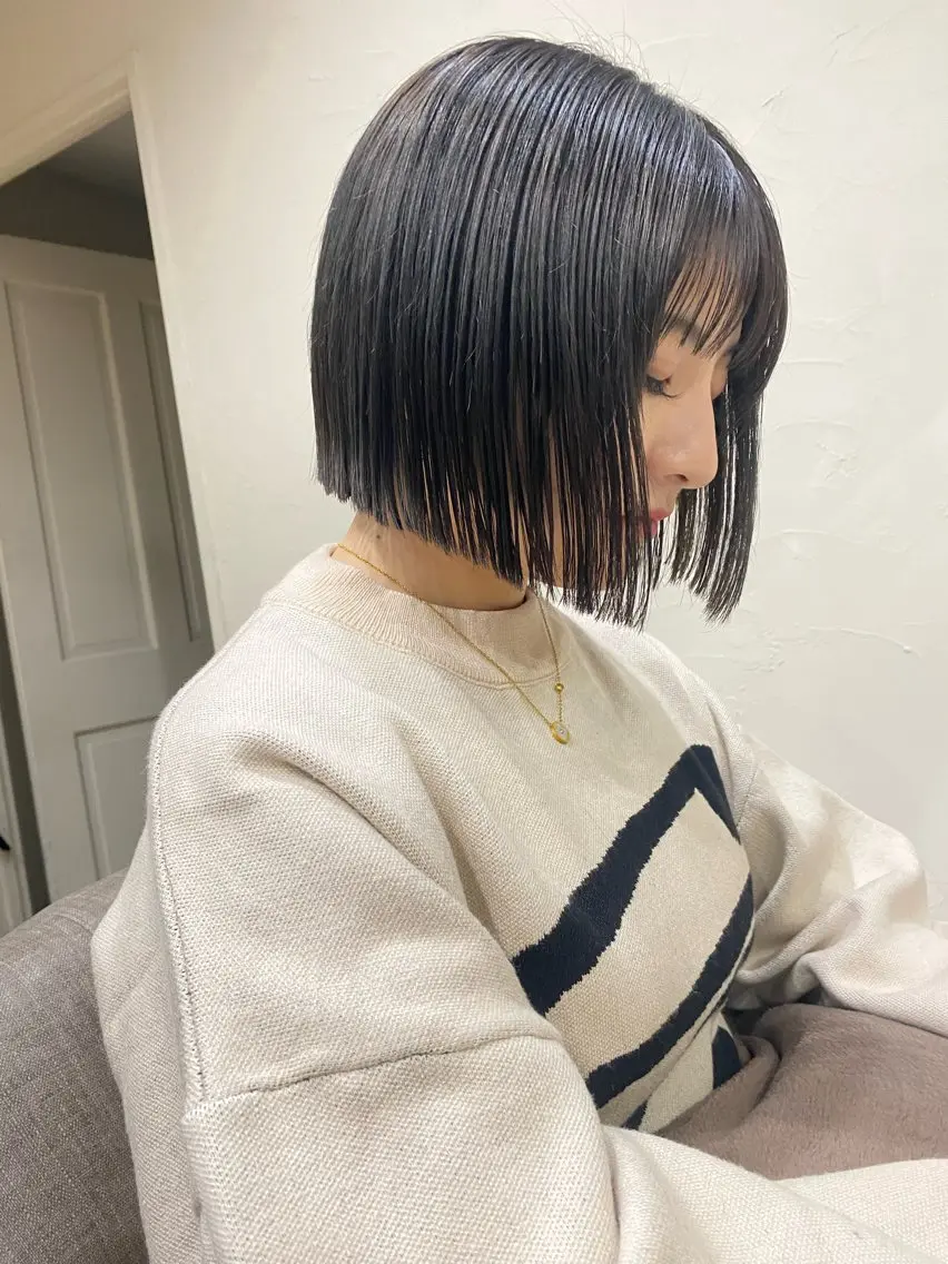 ショート カラー ヘアアレンジ ボブ カット ヘアカラー トリートメント 東田 恋のヘアスタイル