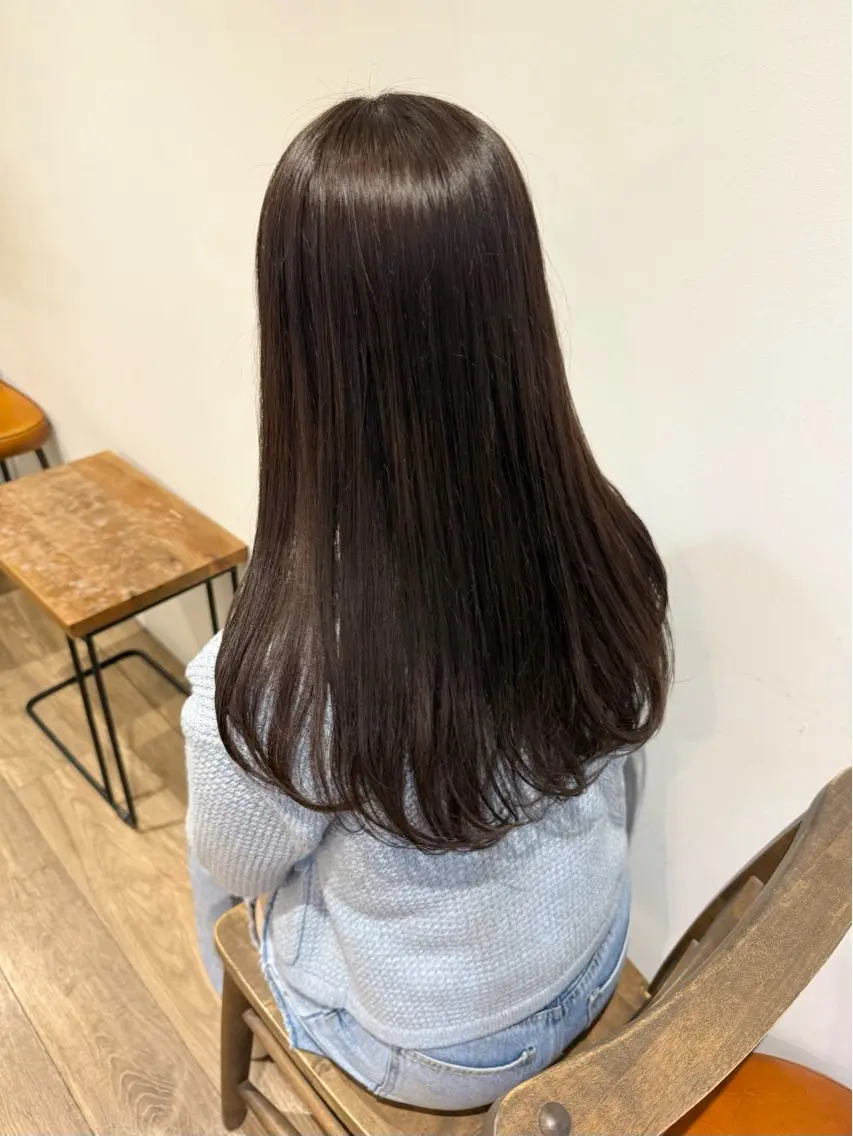 ロング カラー ヘアアレンジ ヘアカラー トリートメント Himawari♡ 柔らかいカラーのヘアスタイル