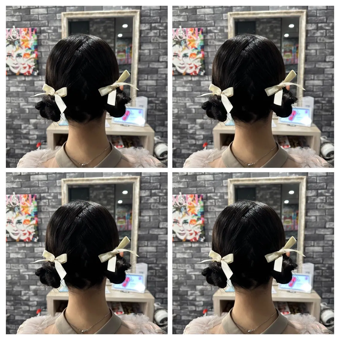 セミロング ヘアアレンジ ヘアカラー トリートメント ヘアセット 🎀推し活ヘアー🎀 Yuuna🐰💖のヘアスタイル