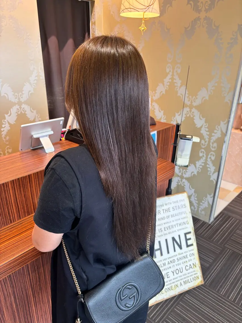 ロング カラー ヘアカラー トリートメント 高橋 佳那のヘアスタイル
